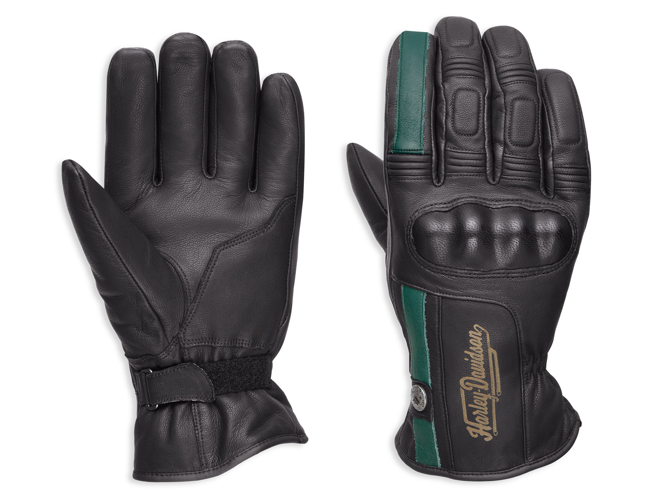 Мотоперчатки мужские Harley-Davidson Throwback Water Resistant Leather Gloves